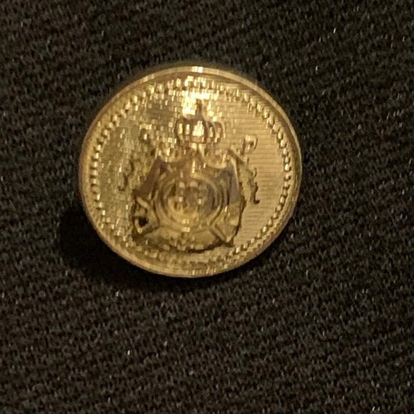 Vivienne Tam Black “Dylan” Blazer Jacket with Lapels Gold Buttons Women’s Size 8 - Picture 3 of 9